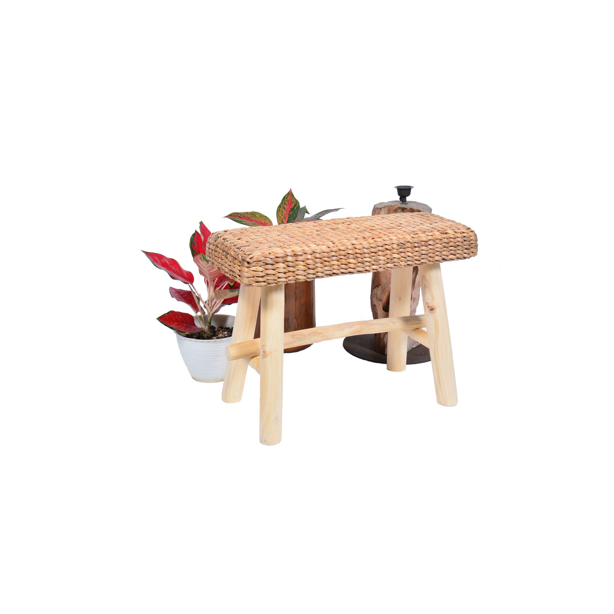 19. water hyacinth stool -rectangular seater 4(1)