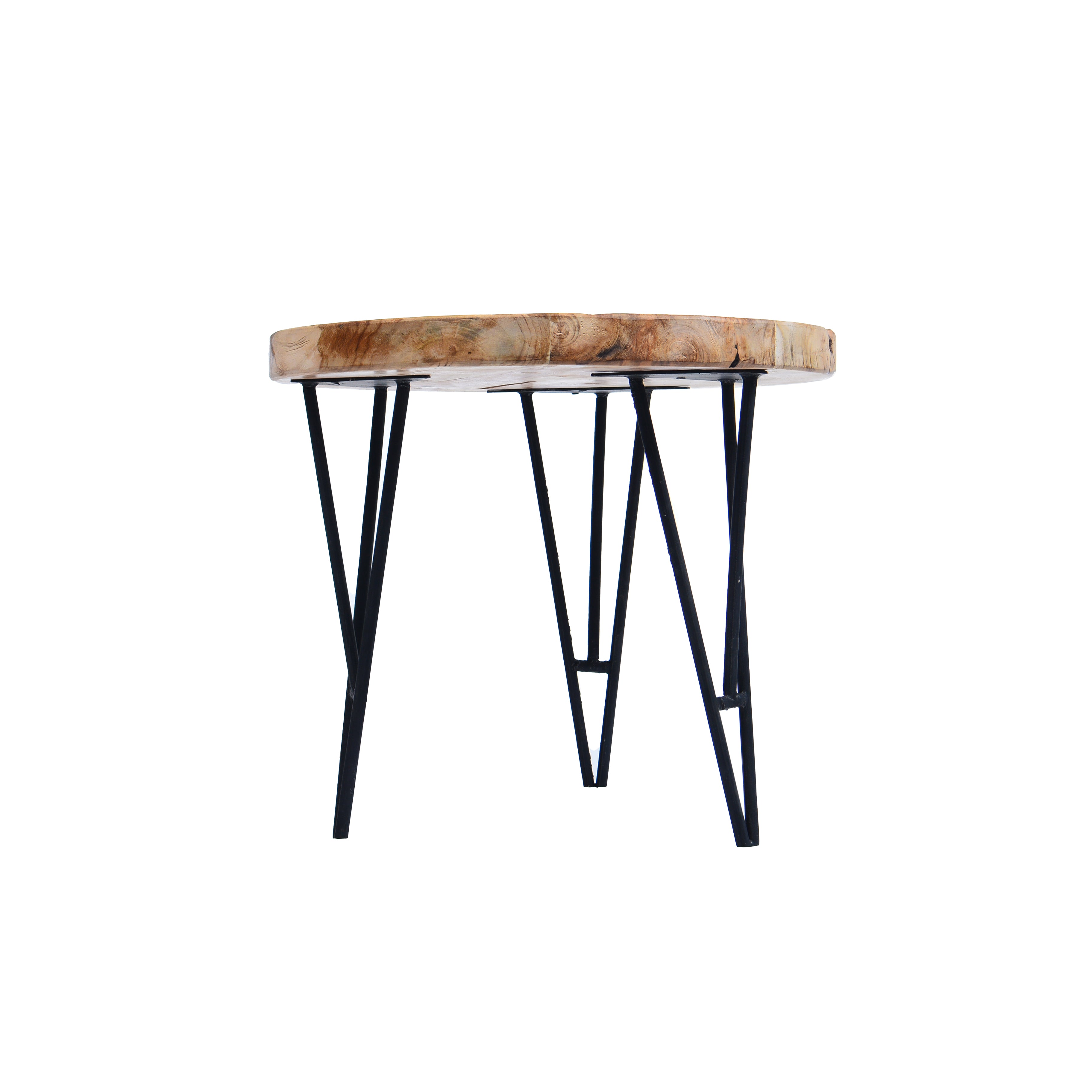 Tafeltje Luca - teak ø 50 h 37 cm