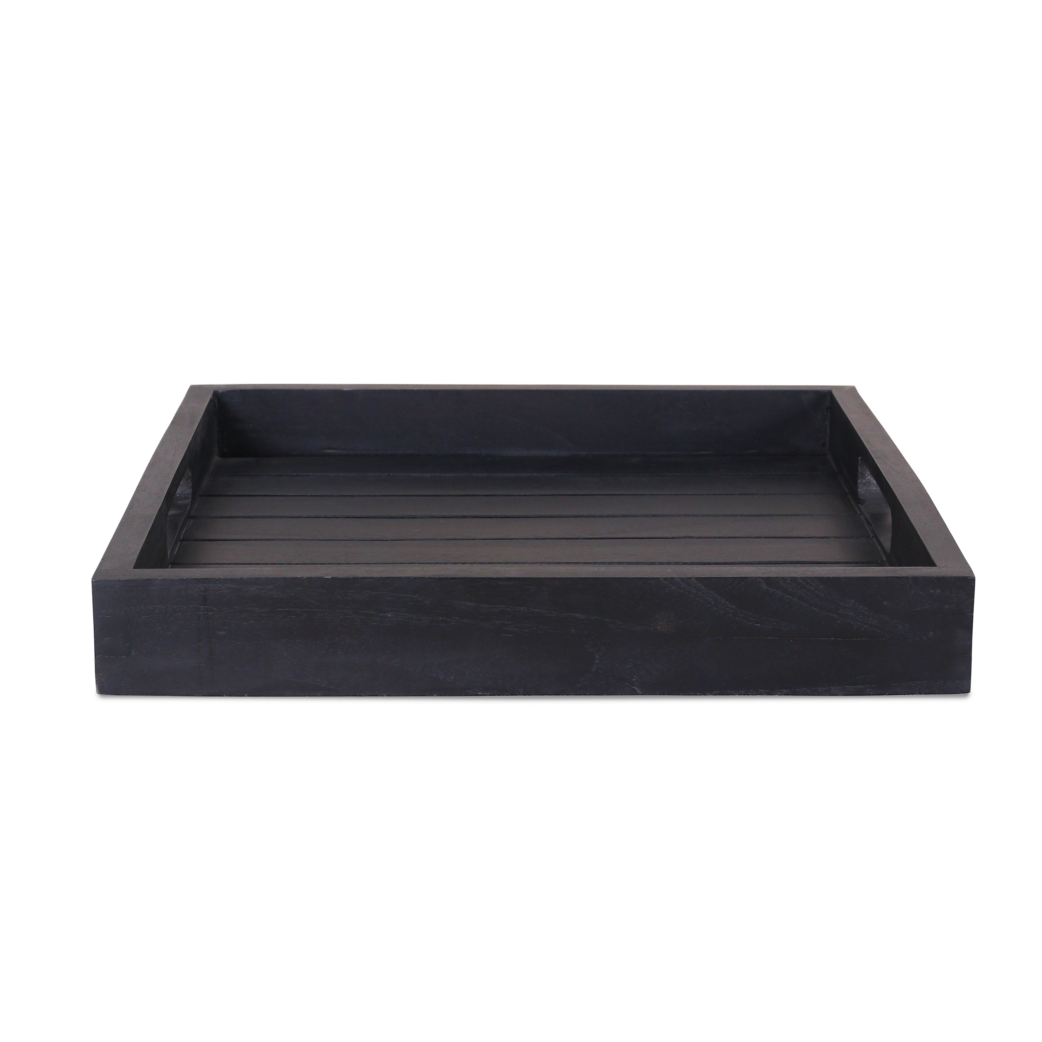 Dienblad vierkant 40 x 40 cm - teak