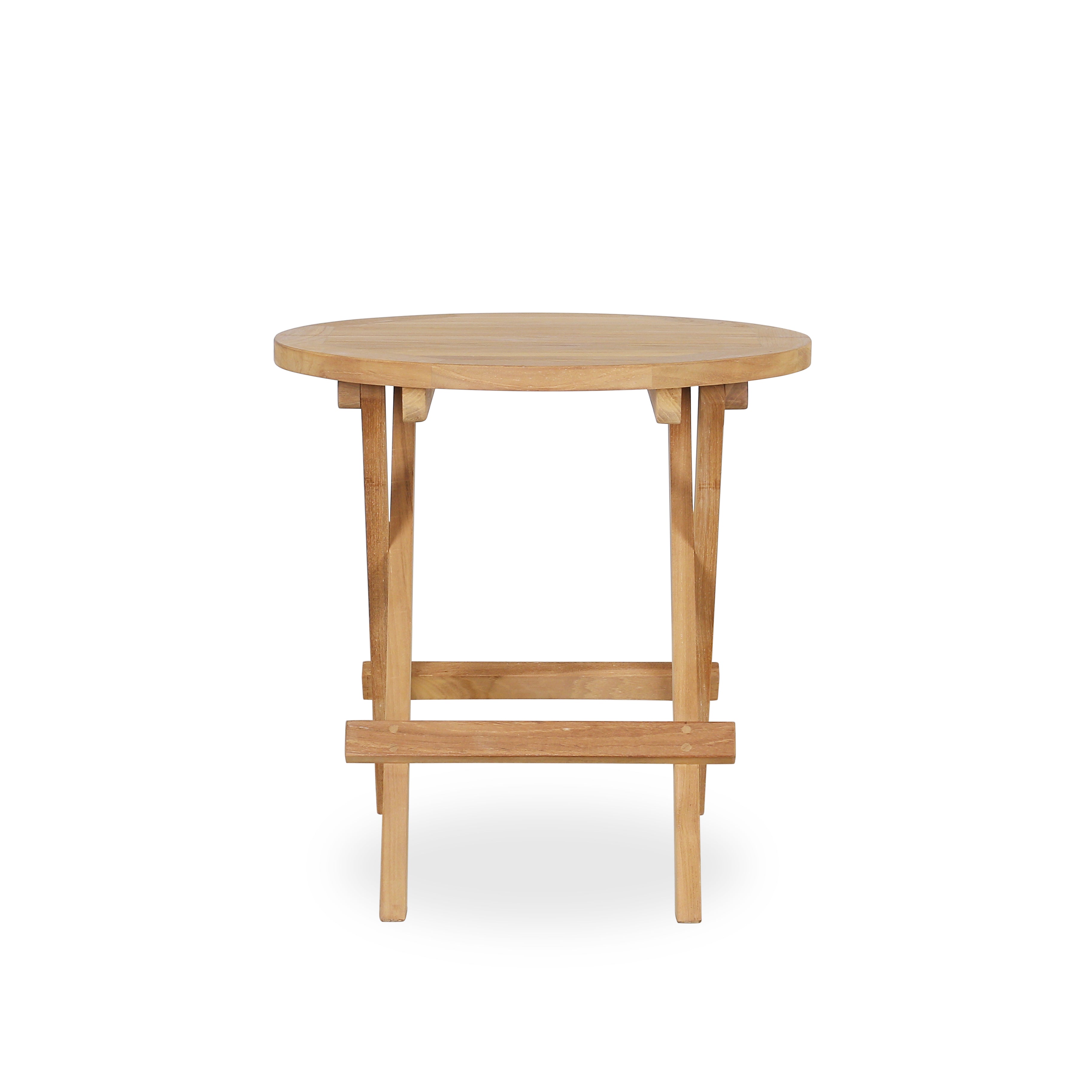 Picknicktafeltje rond van teak ø50 H 50 cm