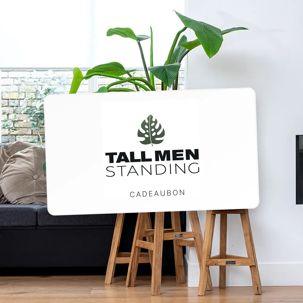 Cadeaukaart voor het doen van aankopen bij Tall Men Standing