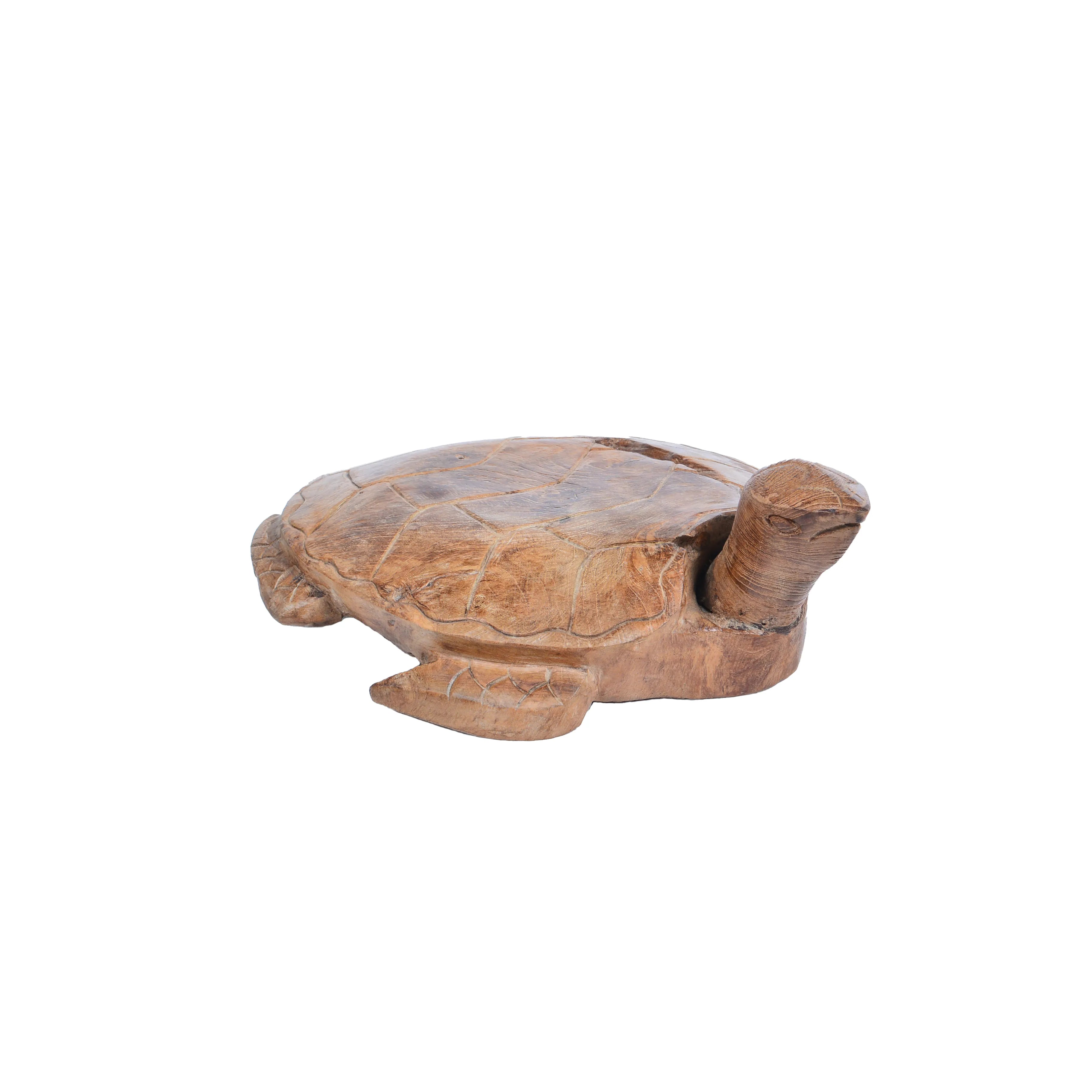 Schildpad van teakhout