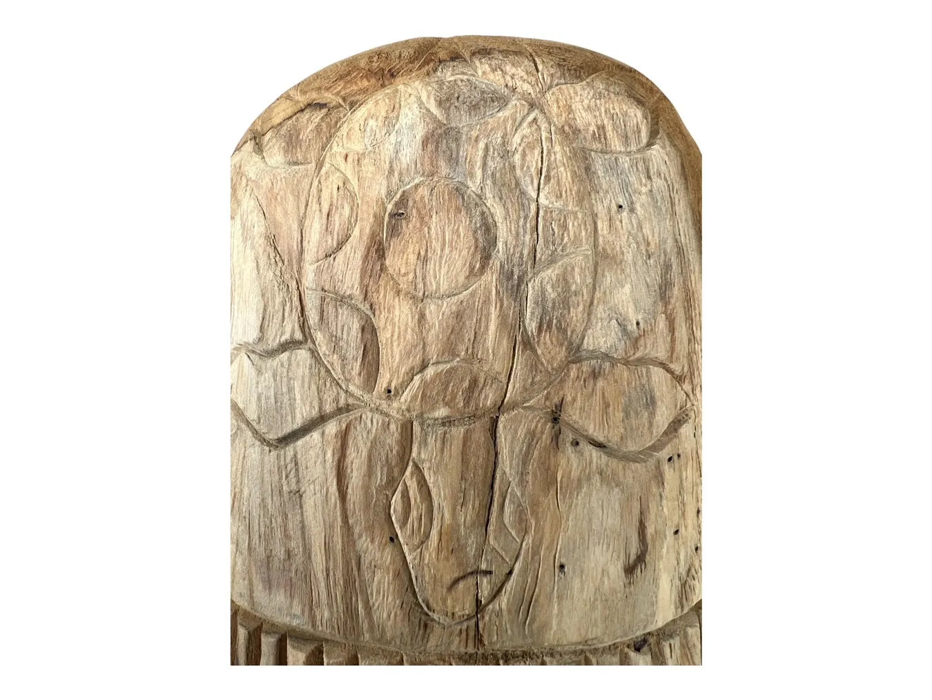 Sulawesi masker van teakhout als decoratief object