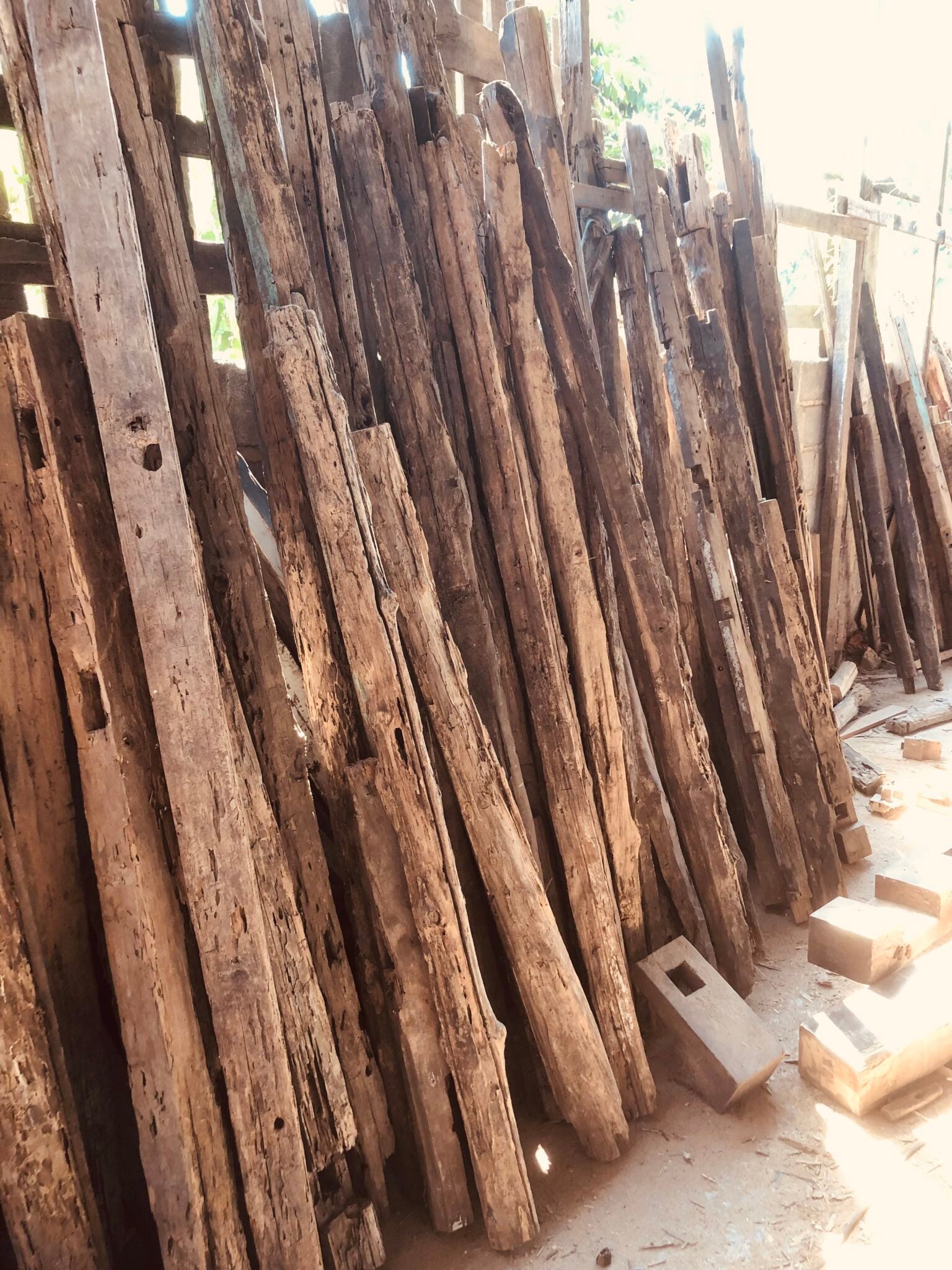 recycled teakwood
