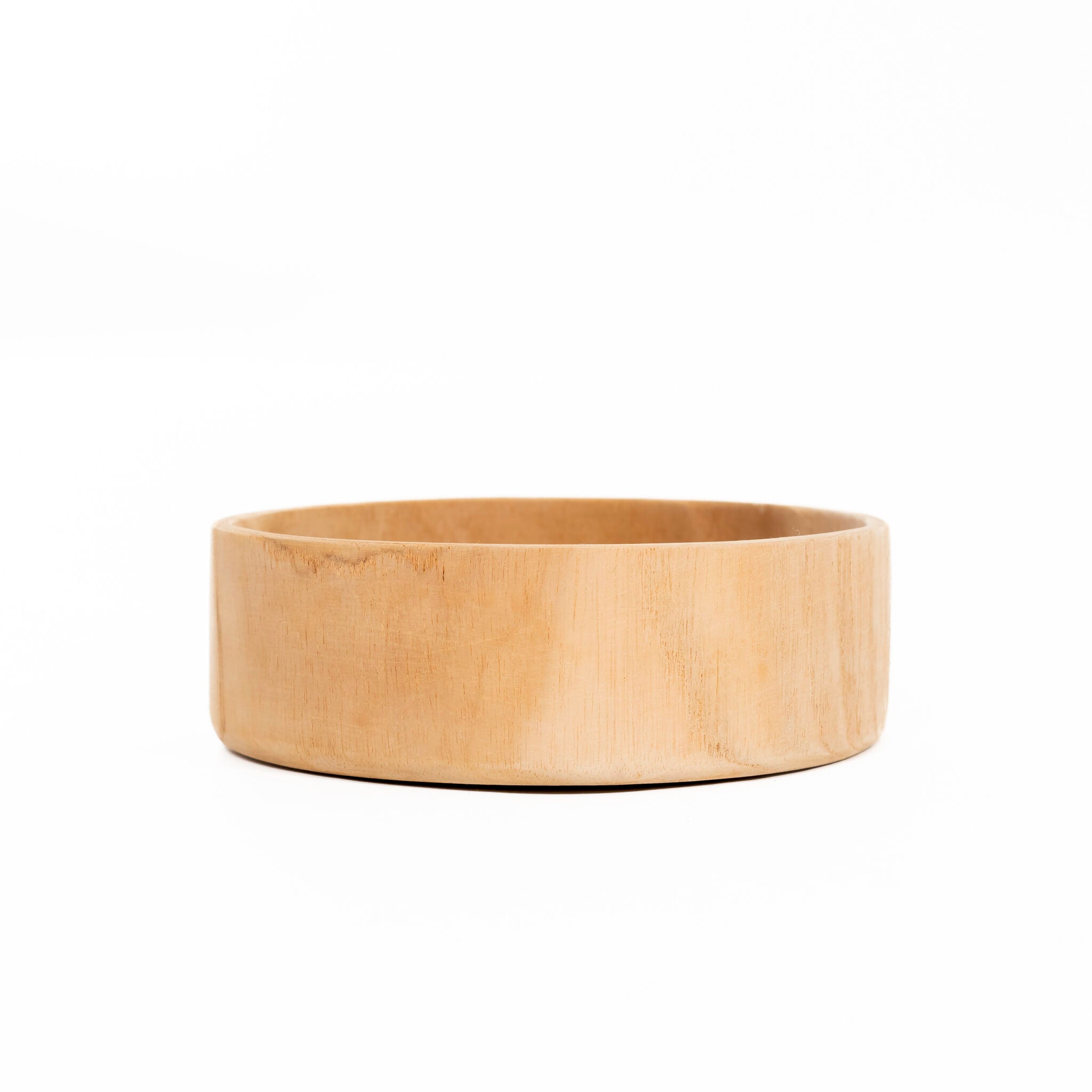 Snackbowl Julie van teakhout, ø 14 cm, met de natuurlijke houtnerf goed zichtbaar