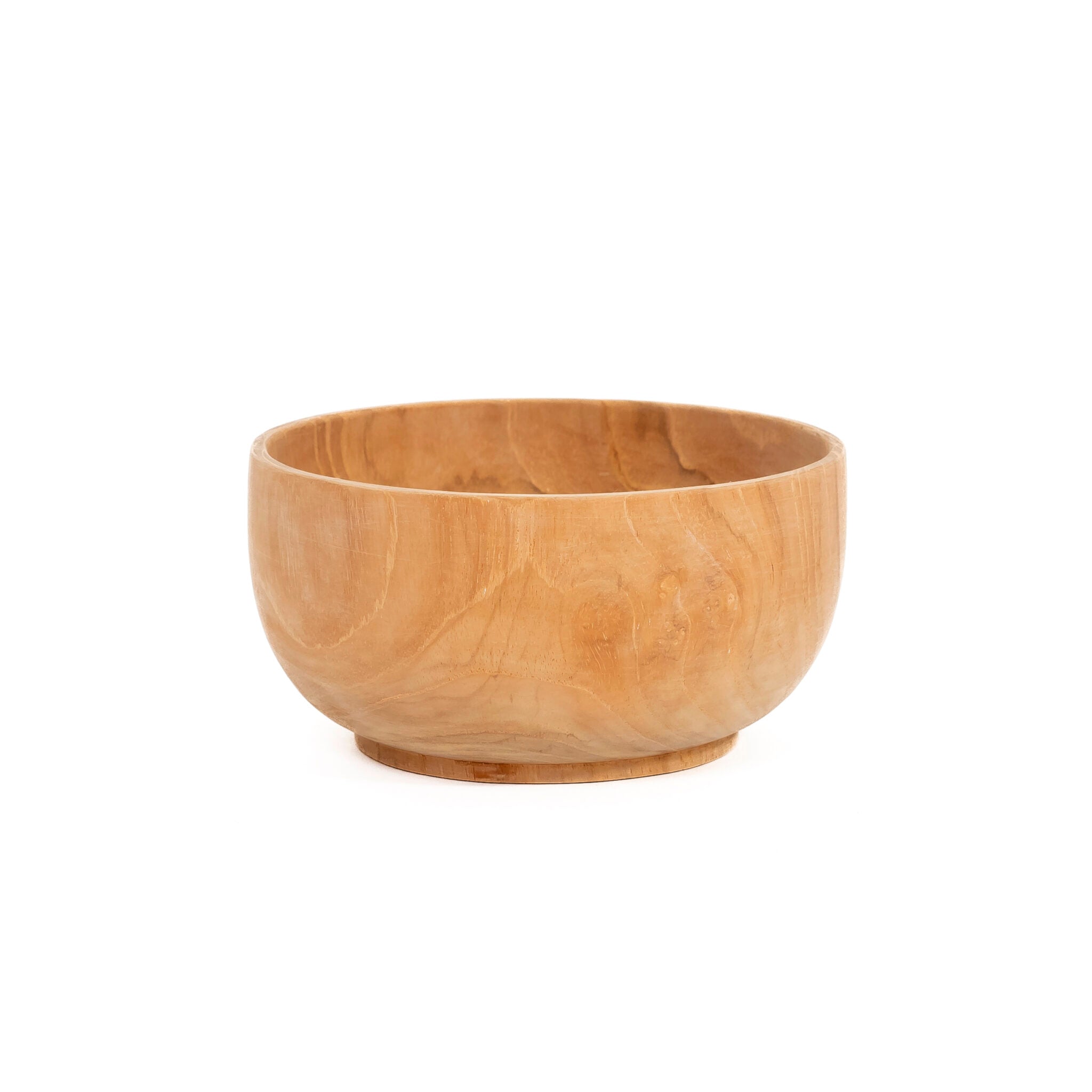 Snackbowl Kars van teakhout, ø 14 cm, handgemaakt in Indonesië