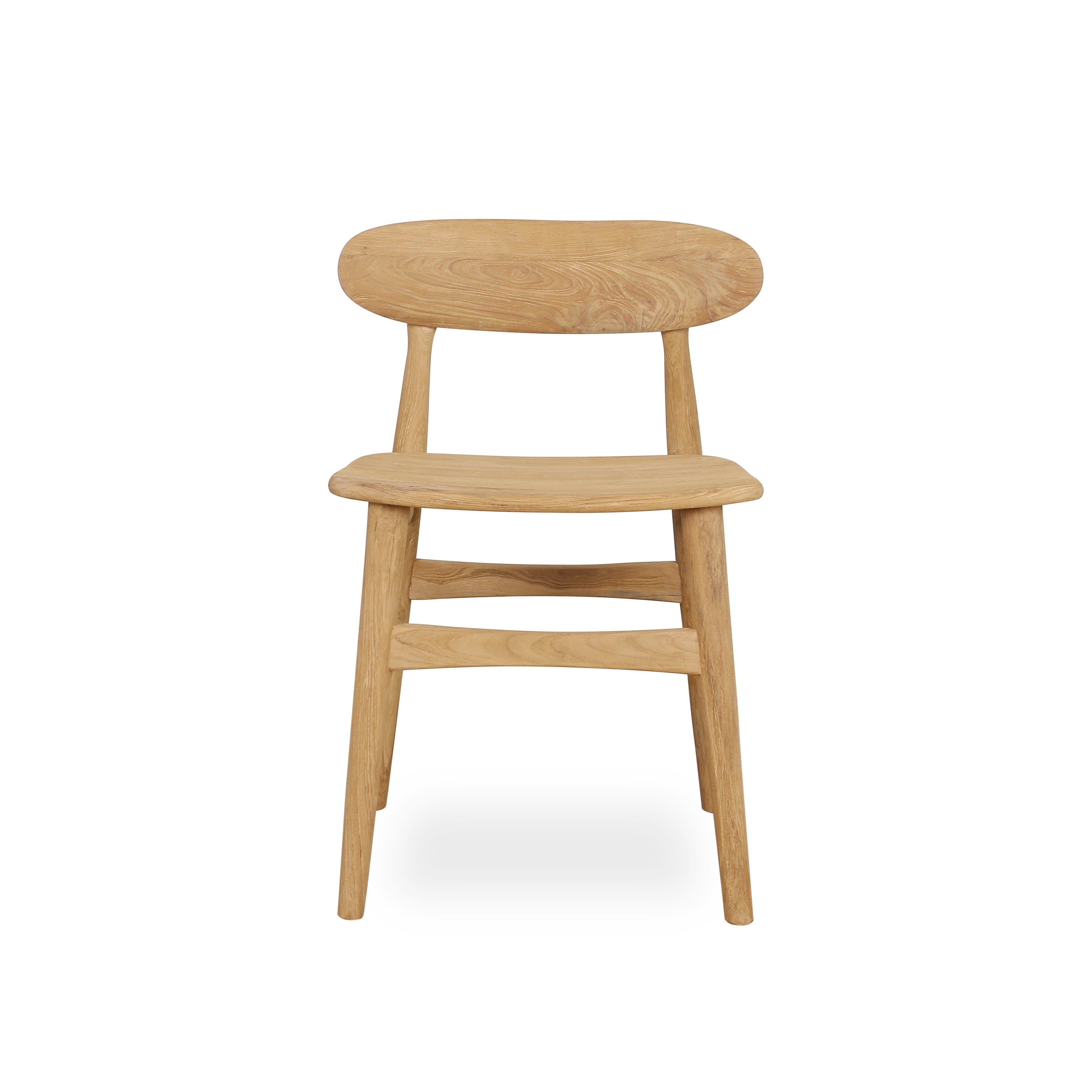 Teakhouten eetkamerstoel Theodore - Design - Set van 2