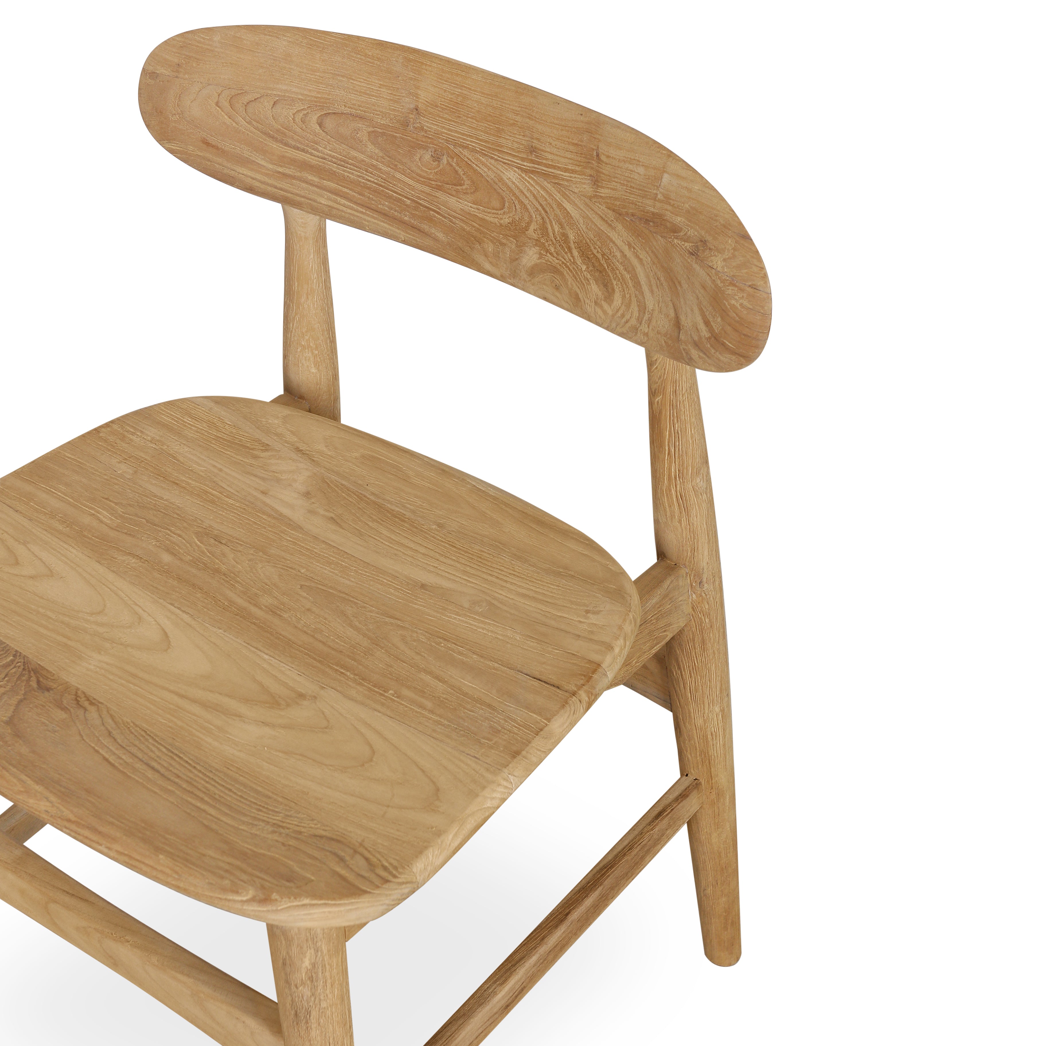 Teakhouten eetkamerstoel Theodore - Design - Set van 2