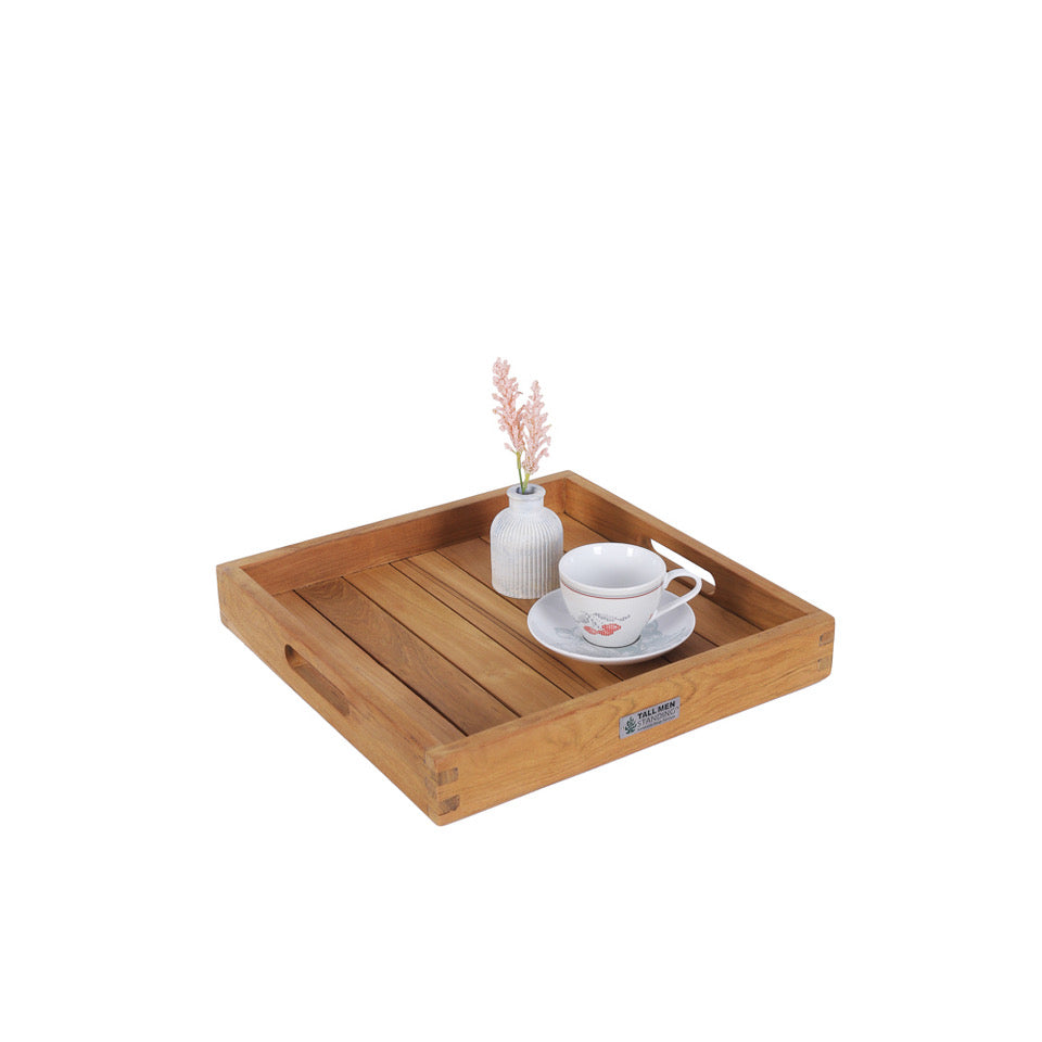 Dienblad Meiboom met decoratie op het dienblad