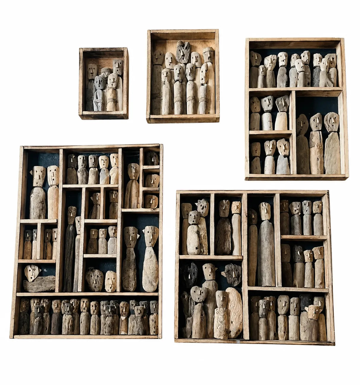 Verschillende maten van wanddecoratie family 