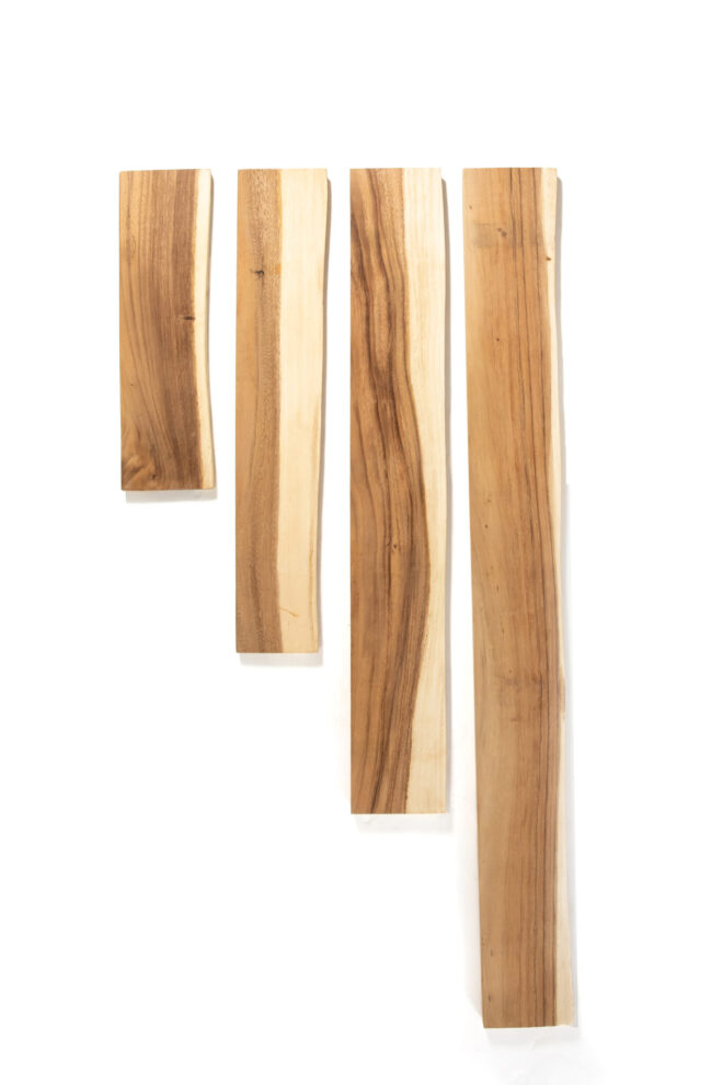 Houten Wandplank 160 cm | live edge | natuurlijke look - Afbeelding 2